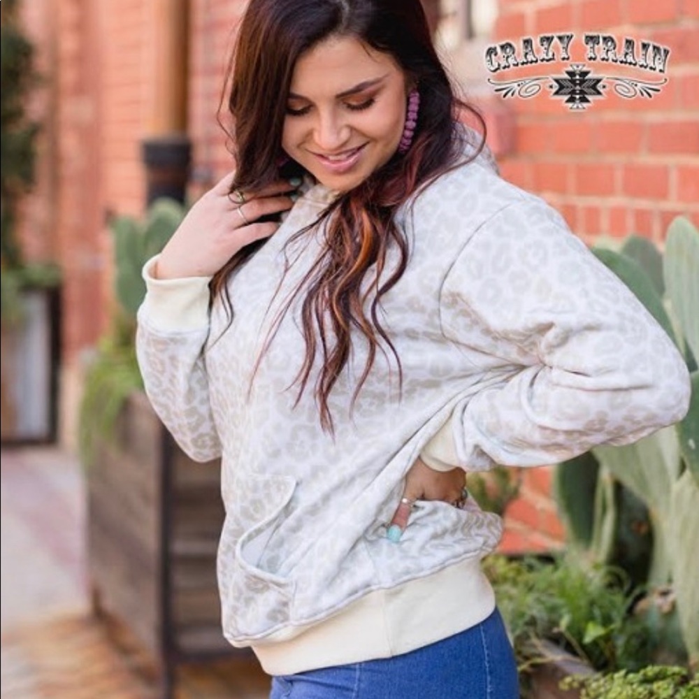 Tan Cat Night Hoodie